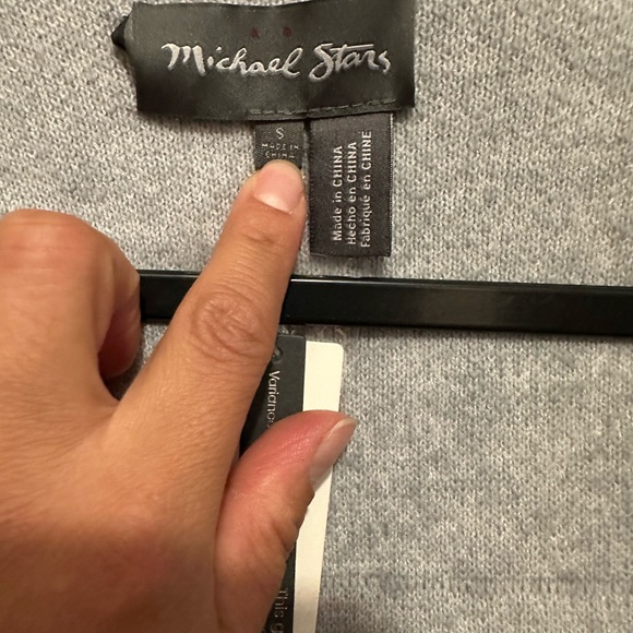 Anthropologie Michael Starts structured Sweater Coat Size Small - Picture 8 of 11